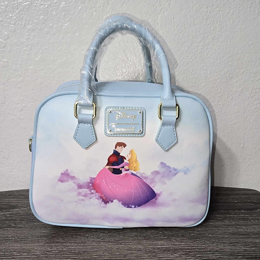 NWT Loungefly Sleeping Beauty Castle Crossbody Bag